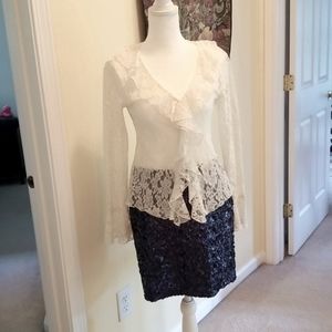 London Jean sequin skirt